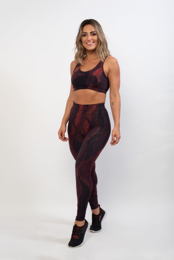 Legging Wish - Red Leaves - Imagem 4