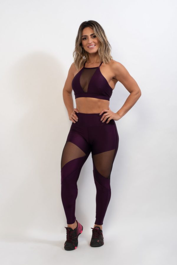 Legging Gloss - Vinho - Imagem 2