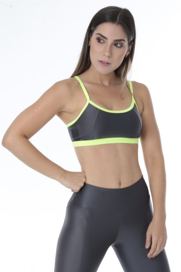 Top Color Block - Cinza - Imagem 2