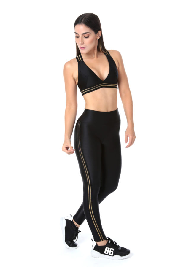 Top Gold - Preto com Dourado - Imagem 3