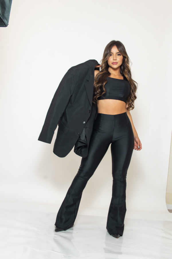 Calça Flare Paris - Preta - Imagem 8