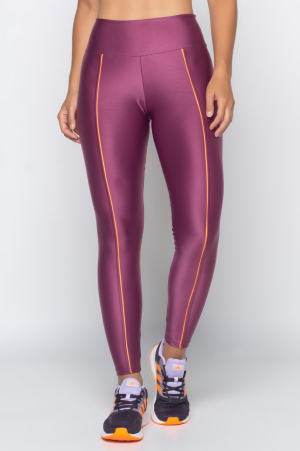 Legging Neon Vibes - Viena com Laranja - Imagem 2