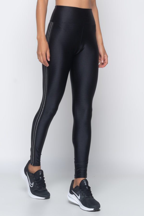 Legging Gold - Preta com Prata - Imagem 2