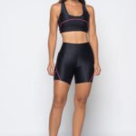 Bermuda Neon Vibes - Preto com Rosa
