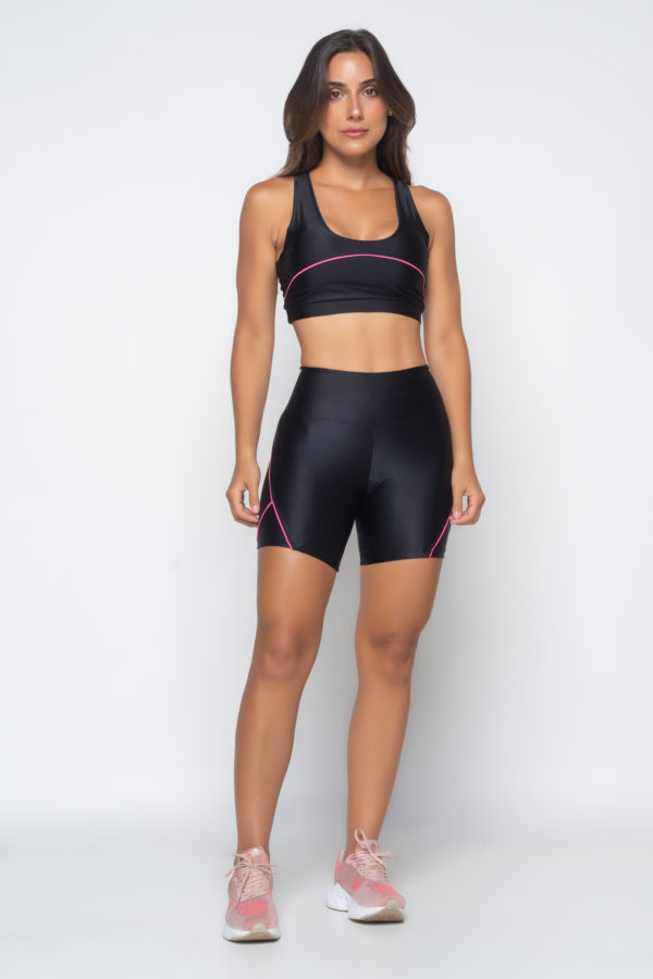 Top Neon Vibes -  Preto com Rosa - Imagem 4