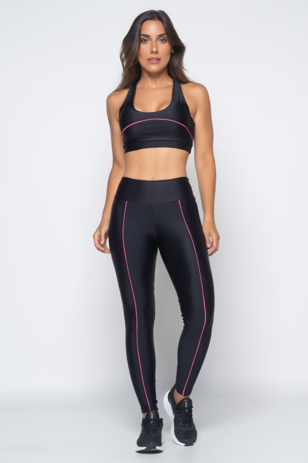 Top Neon Vibes -  Preto com Rosa - Imagem 8