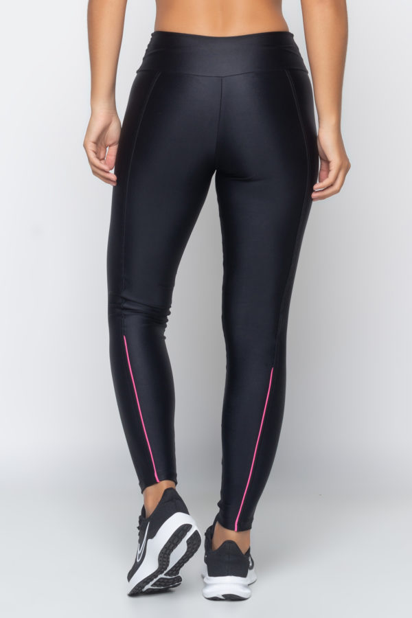 Legging Neon Vibes - Preto com Rosa - Imagem 4