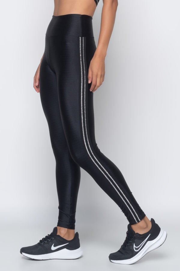 Legging Gold - Preta com Prata - Imagem 3