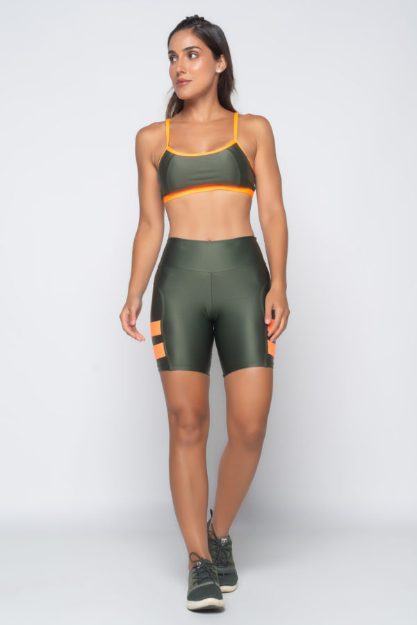 Top Color Block - Croco com Laranja - Imagem 5