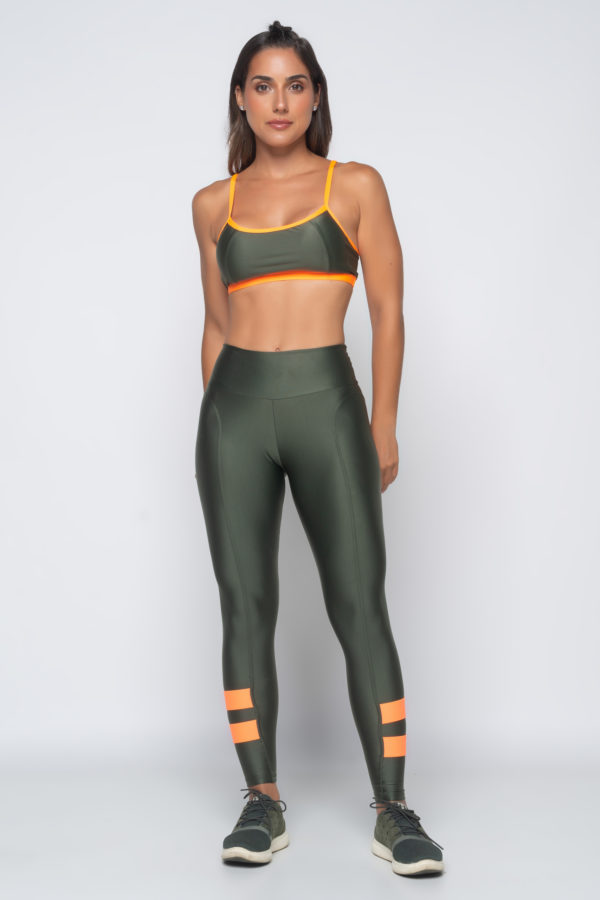 Top Color Block - Croco com Laranja - Imagem 4