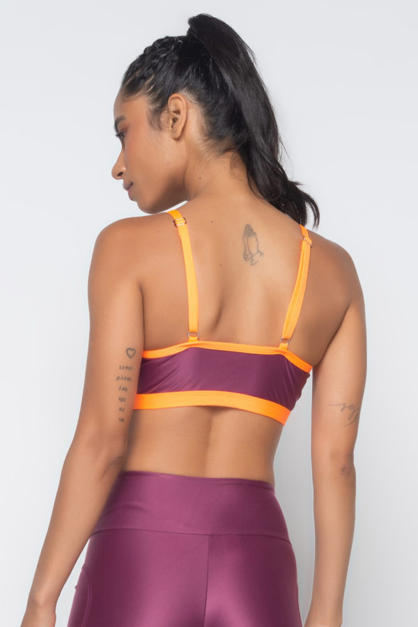 Top Color Block - Viena com Laranja - Imagem 2