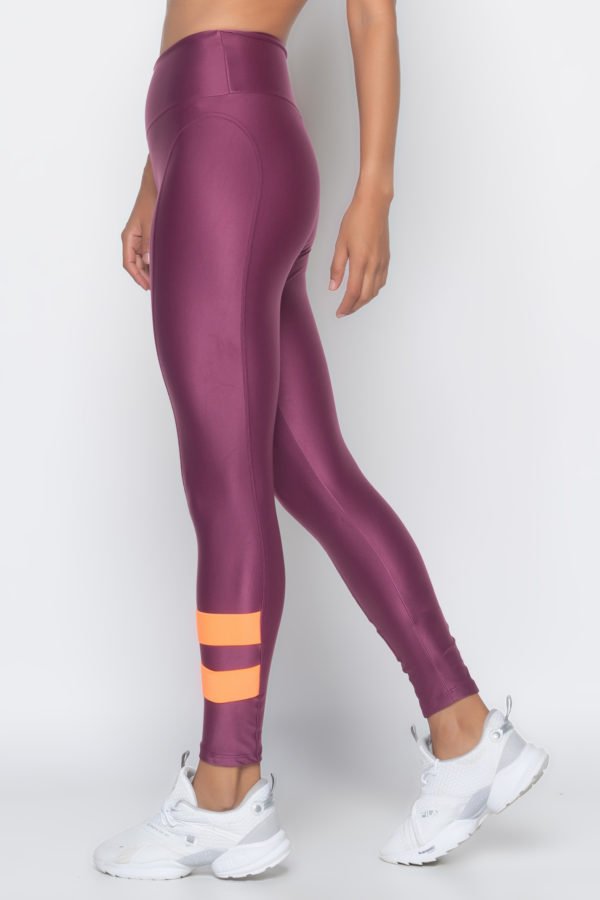 Legging Color Block - Viena com Laranja - Imagem 3