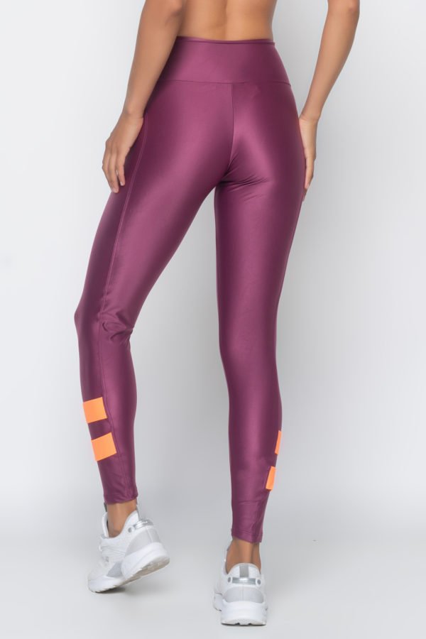 Legging Color Block - Viena com Laranja - Imagem 4