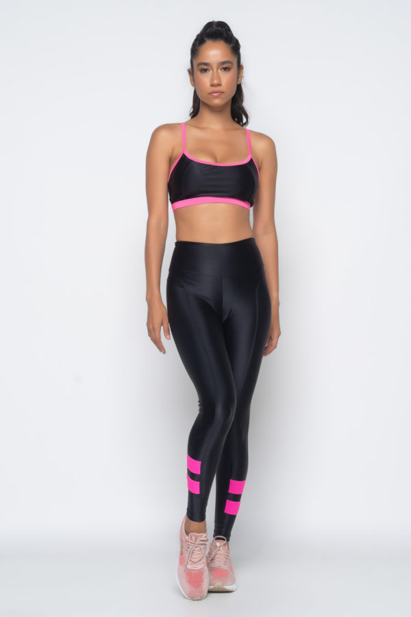 Top Color Block - Preto com Rosa - Imagem 7