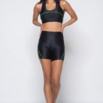 Bermuda Neon Vibes - Preto com Verde