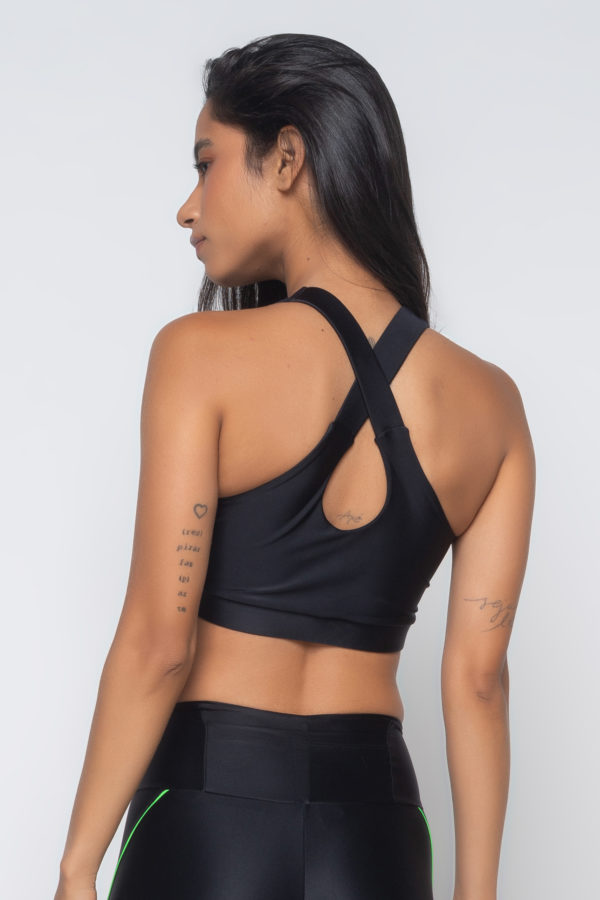 Top Neon Vibes - Preto com Verde - Imagem 3