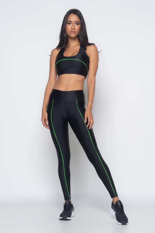 Top Neon Vibes - Preto com Verde - Imagem 4