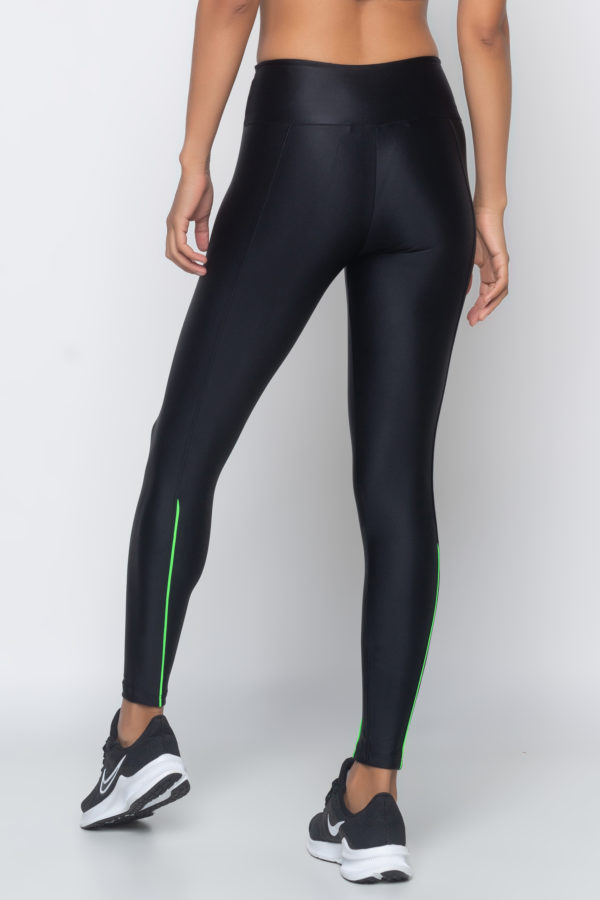 Legging Neon Vibes -  Preto com Verde - Imagem 4