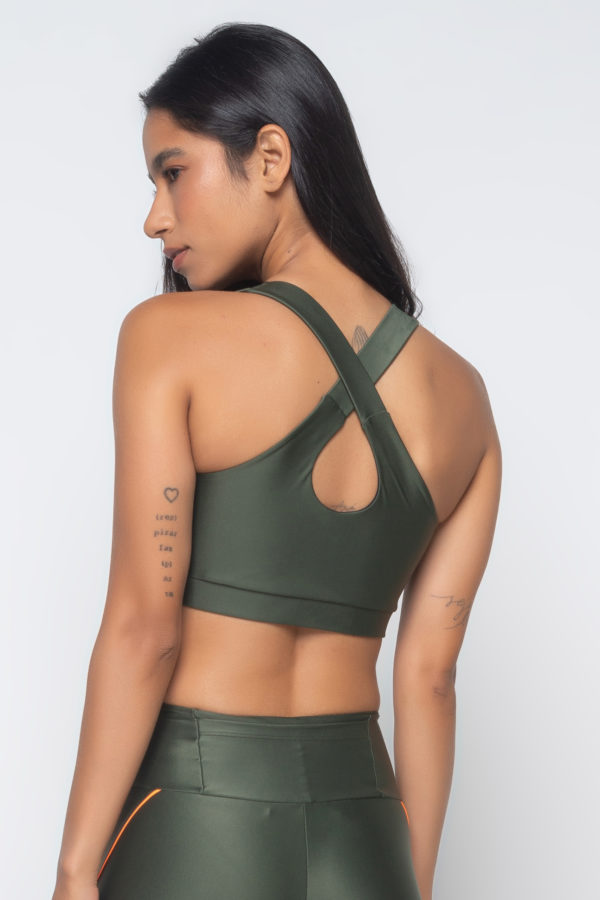 Top Neon Vibes -  Croco com Laranja - Imagem 3