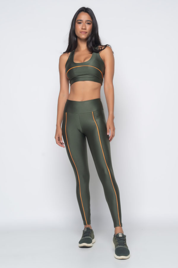 Top Neon Vibes -  Croco com Laranja - Imagem 4