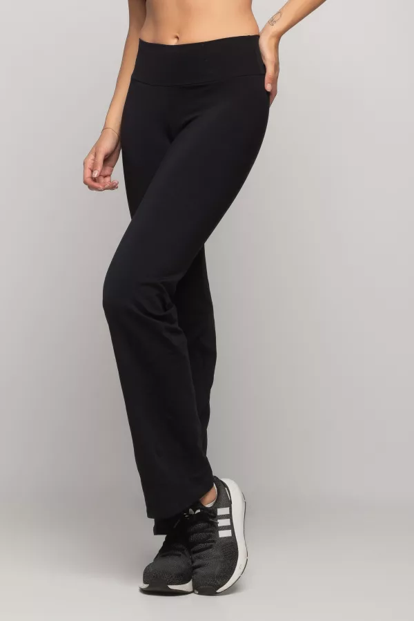 Calça Reta Comfort - Preto - Imagem 3