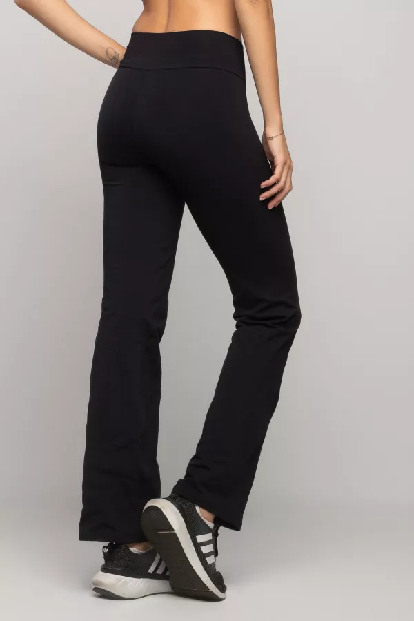 Calça Reta Comfort - Preto - Imagem 4