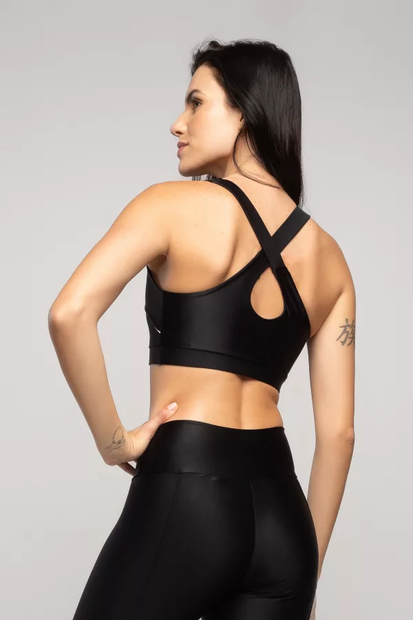 Top Neon Vibes - Preto com Branco - Imagem 3