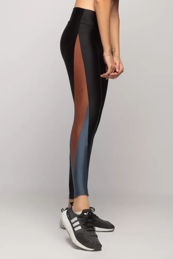 Legging Three - Preto / Bronze / Galáxia - Imagem 2
