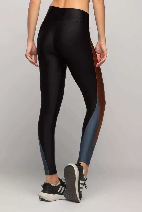 Legging Three - Preto / Bronze / Galáxia - Imagem 4