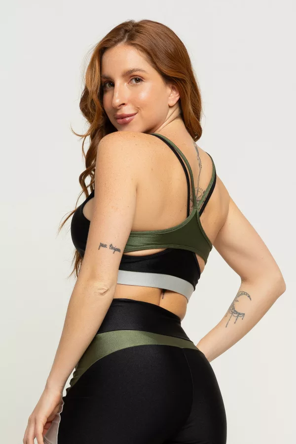 Top Three - Preto / Cromo / Croco - Imagem 5