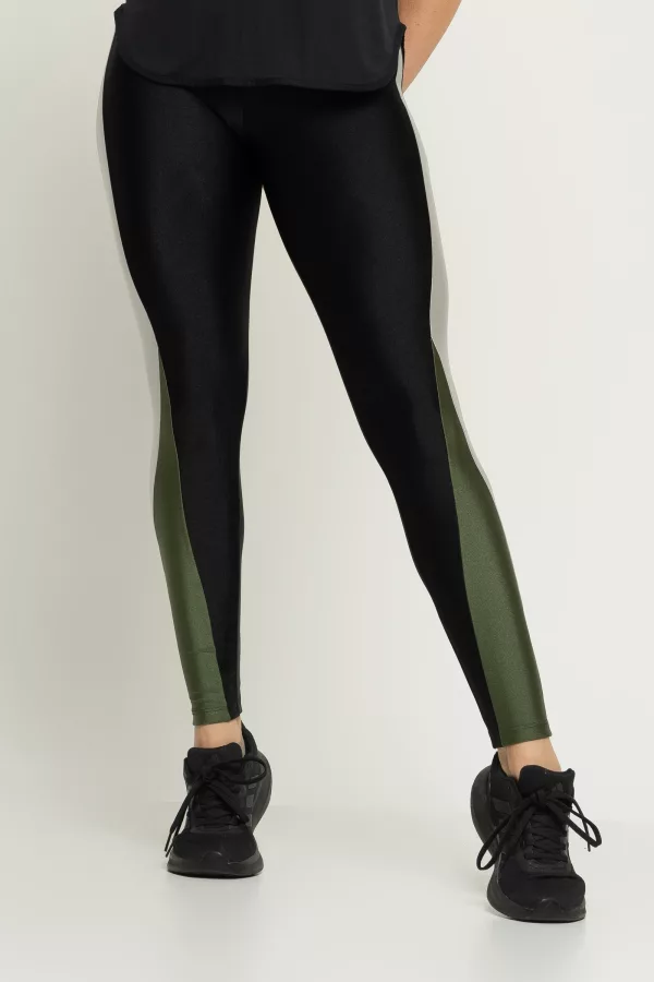 Legging Three - Preto / Cromo / Croco - Imagem 11