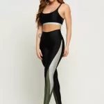 Legging Three - Preto / Cromo / Croco