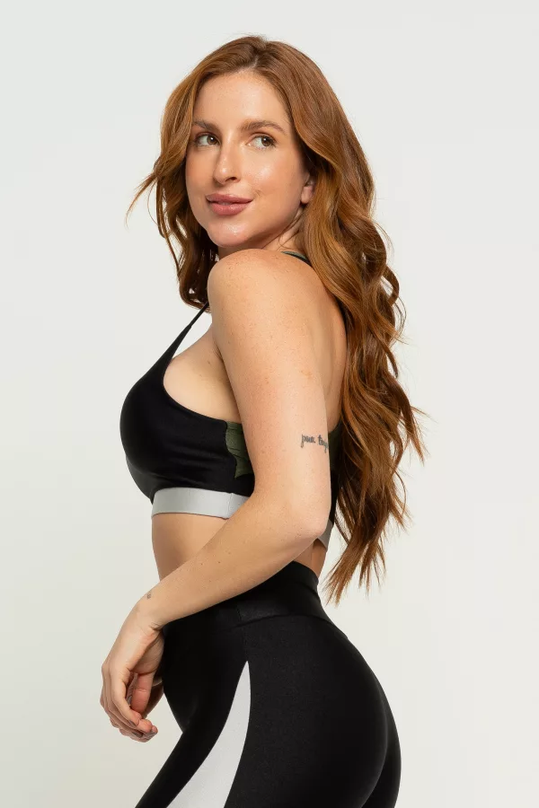 Top Three - Preto / Cromo / Croco - Imagem 3