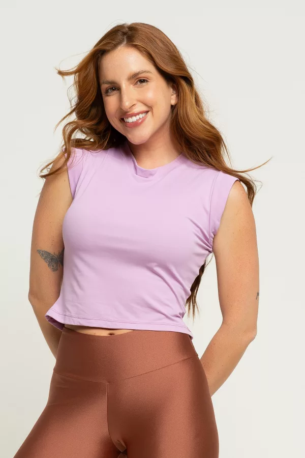 T-Shirt Drop - Lilás - Imagem 2
