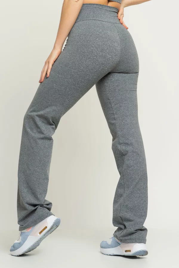 Calça Reta Comfort - Mescla - Imagem 3