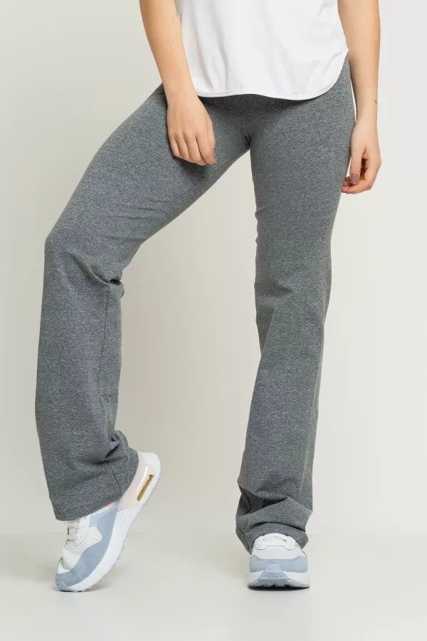 Calça Reta Comfort - Mescla - Imagem 4