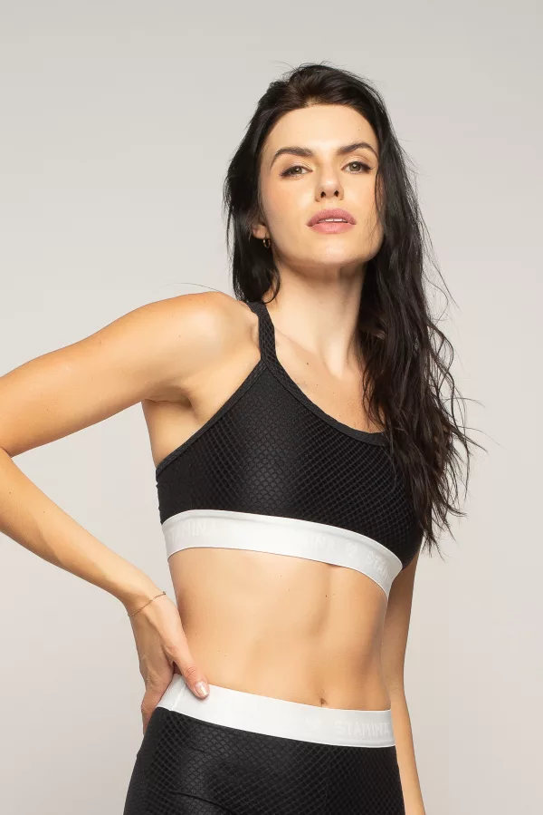 Top Dallas - Preto com Branco - Imagem 7