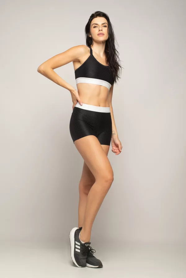 Short Dallas - Preto com Branco - Imagem 6