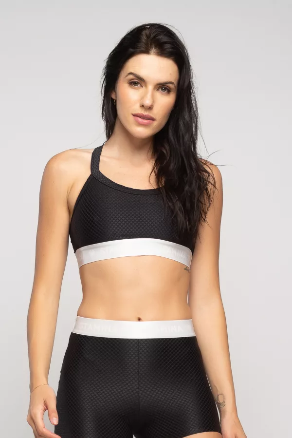 Top Dallas - Preto com Branco - Imagem 6