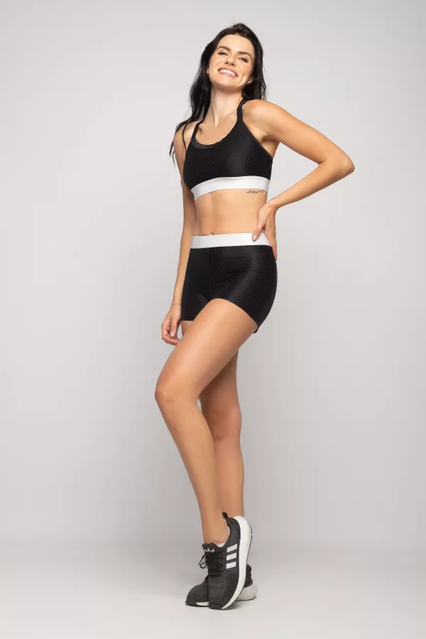 Short Dallas - Preto com Branco - Imagem 7