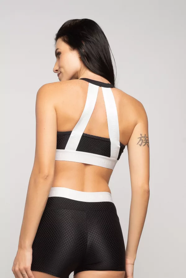 Top Dallas - Preto com Branco - Imagem 4