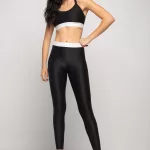 Legging Dallas -  Preto com Branco