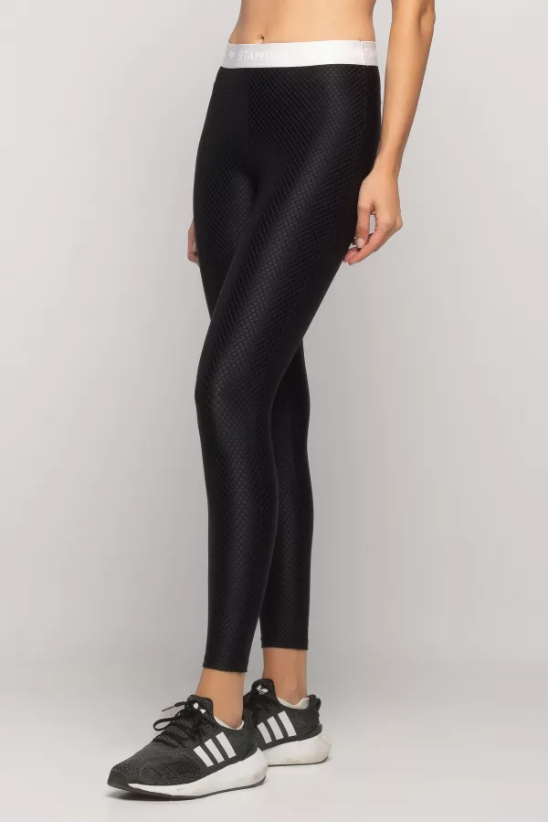 Legging Dallas -  Preto com Branco - Imagem 3