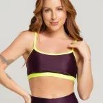 Top Color Block - Deluxe com Amarelo