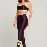 Legging Color Block - Deluxe com Amarelo