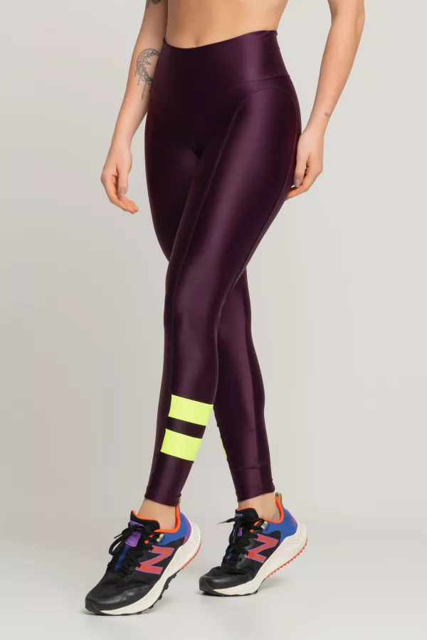 Legging Color Block - Deluxe com Amarelo - Imagem 3