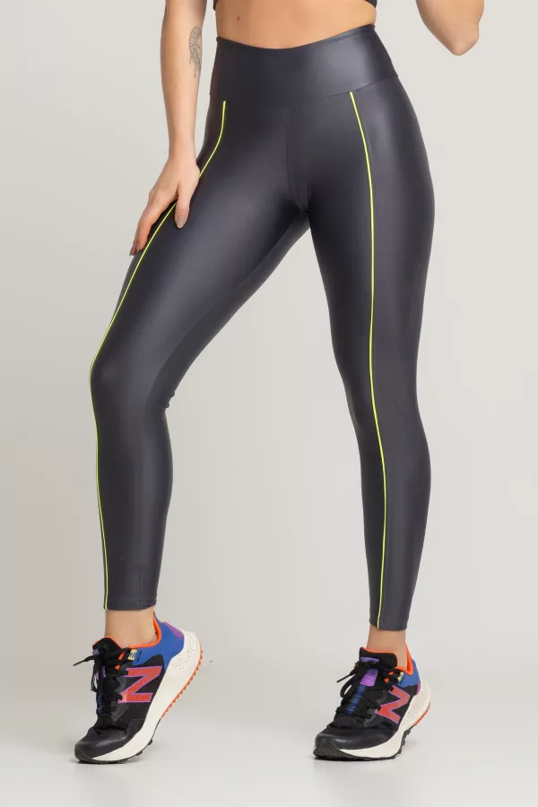 Legging Neon Vibes -  Carbox com Amarelo - Imagem 3