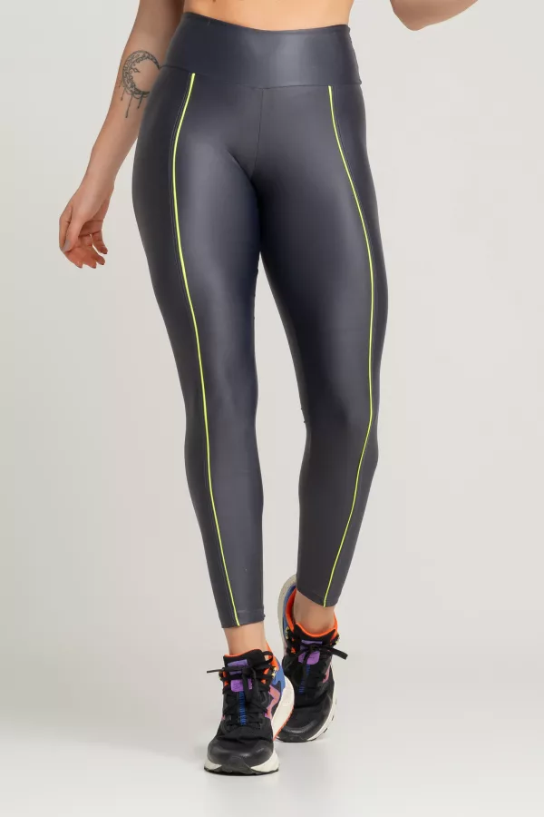 Legging Neon Vibes -  Carbox com Amarelo - Imagem 2