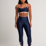 Legging Color Block - Eclipse com Rosê Gold