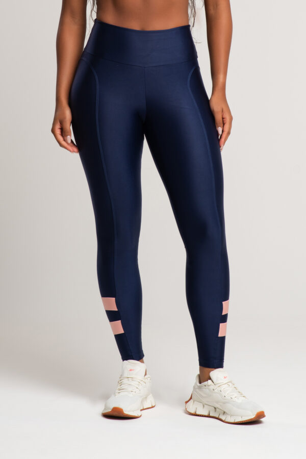 Legging Color Block - Eclipse com Rosê Gold - Imagem 2